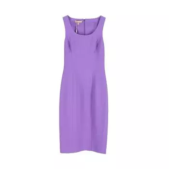 Michael Kors Платье свободного кроя без рукавов Michael Kors в цвете Purple Wool Purple