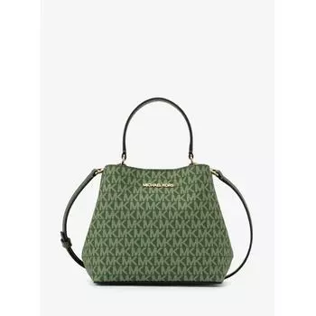 MICHAEL KORS PRATT BUCKET BUCKET CROSS BODY SMALL MK SIGNATURE 35S4G3FM5V5668 ПАПОРОТНИК ЗЕЛЕНЫЙ