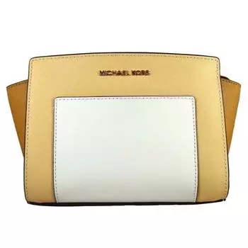 Michael Kors Selma Pocket Messenger телесный арахисовый оттенок