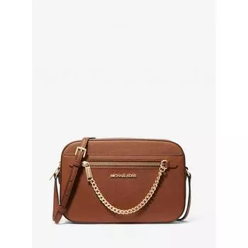 MICHAEL KORS [Специальная цена] JET SET ПУНКТ EW Большой чемодан через плечо с цепочкой на молнии 35S1GTTC7L230