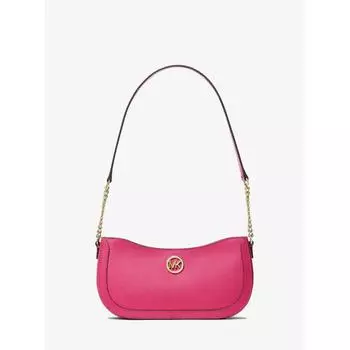 MICHAEL KORS [Специальная цена] LEIDA Верх на молнии с цепочкой на плечо, маленькое 35S4G9GU5L1654 Электрический розовый