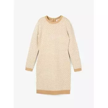 MICHAEL KORS [Специальная цена] MINI MK Платье с длинными рукавами JH180X84GH110 Bone