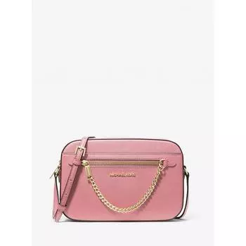 MICHAEL KORS [Специальная цена] ПУНКТ JET SET EW Большая цепочка через плечо на молнии 35S1GTTC7L1203 Гвоздика