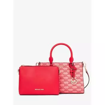 MICHAEL KORS [Специальная цена] Сумка CHARLOTTE 3 В 1, маленькая 35F3GCFS8R1814 Темная Сангрия