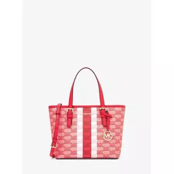 MICHAEL KORS [Специальная цена] Сумка-переноска JET SET TRAVEL Очень маленькая 35F3GTVT0I1814 Темная Сангрия