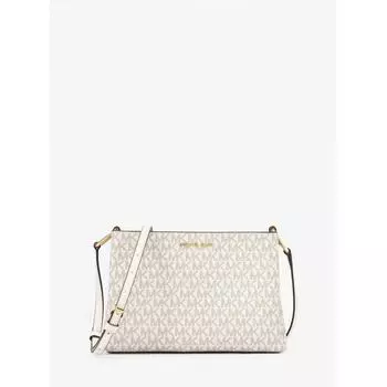 MICHAEL KORS [СПЕЦИАЛЬНАЯ ЦЕНА] TRISHA TRIPLE CROSSBODY MEDIUM MK SIGNATURE 35H1G9TC8B2605 СВЕТЛО-КРЕМОВЫЙ МУЛЬТИ