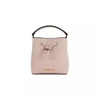 Michael Kors Suri Small Powder Blush Signature Женская сумка-ведро из ПВХ через плечо, мульти