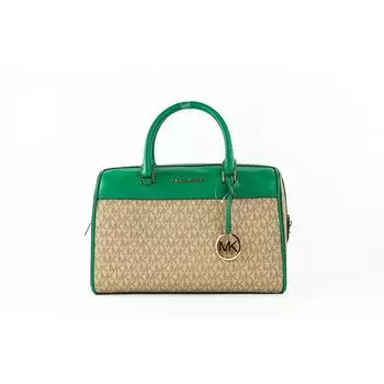 Michael Kors Travel Medium Palmetto Signature Duffle Сумка через плечо Женский кошелек мульти