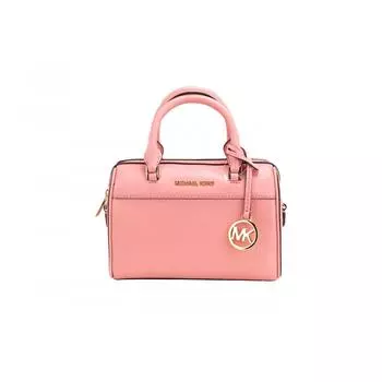 Michael Kors Travel XS Tea Rose Pebbled Leather Duffle Crossbody Handbag Women s Purse multi