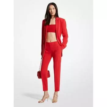 MICHAEL KORS УЗКИЕ УКОРОЧЕННЫЕ БРЮКИ MS13014ENX5544 ФРАНЦУЗСКИЙ СИНИЙ МУЛЬТИ