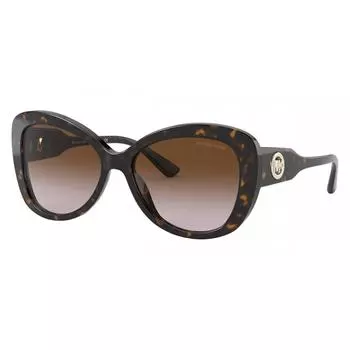 Michael Kors Women s MK2120 300613 Positano 56mm Dark Tortoise Sunglasses dark tortoise