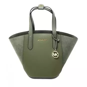 Michael Kors Женская кожаная замшевая большая сумка ortia