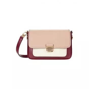 Michael Kors Женская сумка через плечо Bradshaw MK Messenger темно-ягодный разноцветный золотой