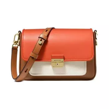 Michael Kors Женская сумка через плечо Bradshaw MK Messenger оранжевый разноцветный золотой