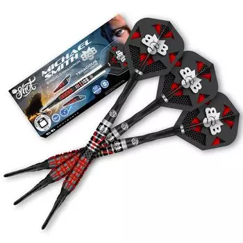 Michael Smith Tenacious Front Weight Tungsten Pro Throwing Darts Soft Tip Set Professional Made New Zealand Design Dart Flight для женщин и мужчин из пластика