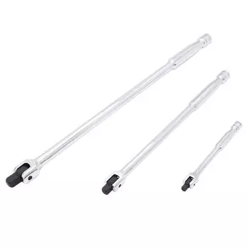 MichaelPro MP007004 Набор из 3 удлинителей для отбойного стержня, 3 шт., для соединения храпового механизма с вращающейся гибкой ручкой отбойного стержня | 1/4 , 3/8 ,