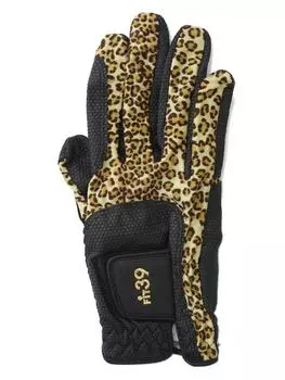 Mick Golf 39 FIT39 Gloves Unisex wear L size (MIC GOLF) MGF-220N Right-handed (for left-handed) Leopard/Black