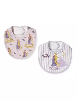 Mickey Minnie Pooh Princess Rapunzel Bib Set of 2 Bib Bib Baby Boys Girls 311105203 Free [Disney]