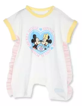 Mickey Minnie Rompus Coverall Side Tulle Baby Clothes Girls 215107114 80 [Disney] & Off-White