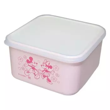 Mickey Minnie Square Lunch Plus Pattern Disney & [Lunch Box] M/Sakura