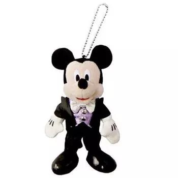 Mickey Mouse Plush Badge BIG BAND BEAT Disney Sea [Tokyo Limited]