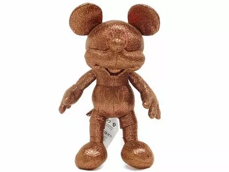 Mickey Pie Eye Metallic Bronze Plush Doll Disney Theme Park Exclusive Mickey Bronze Plush