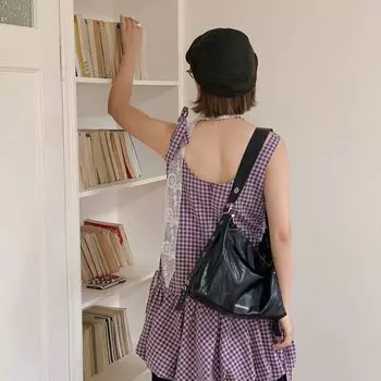 Micocah Early Eight Sunshine Niche Style Tote Bag New Bags Women s Bag Commuter Bag Shoulder Messenger Bag Black Knight