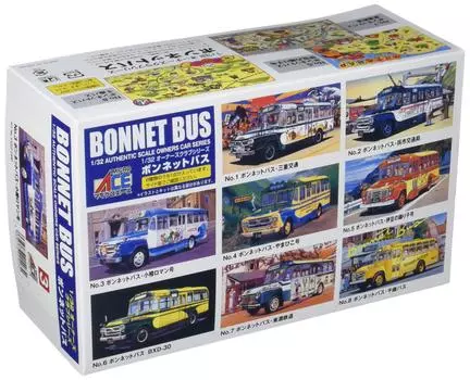 Micro Ace Bonnet Bus Series Isuzu Bonnet Bus Hokkaido Chuo Bus Пластиковая модель 1/32 № 3