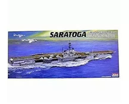 Micro Ace Carrier Series US Navy Aircraft Carrier Saratoga Plastic Model 1/800 Battleship/Aircraft No.18