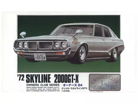 Micro Ace Club Kenmeri Skyline GTX Plastic Model 1/24 Owner s 72 No.4