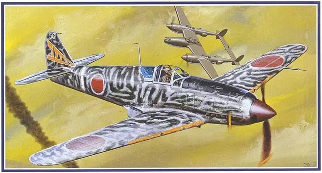 Micro Ace Great War Aircraft Series Japanese Army Kawasaki Type 3 Fighter Hien Type 1 Otsu Plastic Model 1/48 No.3 (Ki61)