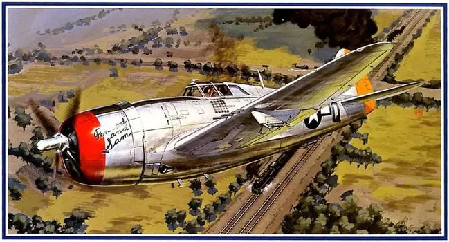 Micro Ace Great War Machine Series US Army Republic Thunderbolt Plastic Model 1/48 No.16 P-47D