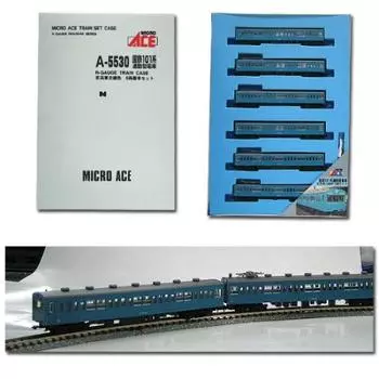 Micro Ace N Gauge 101 Series Sky Blue Basic Set A5530 Railway Model Train 6-Car