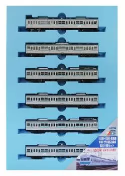 Micro Ace N Gauge 103 Tozai Line Blue Belt Saha Incorporated Formation Basic Set A0794 Railway Model Train Series-1200 6-Car