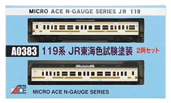 Micro Ace N Gauge 119 Series JR Tokai Test Painting Set A0383 Railway Model Train 2-Car