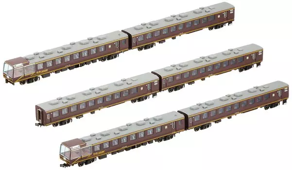Micro Ace N Gauge 12 Series Yuyu Salon Okayama Old Paint 6-вагонный набор A1120 Железнодорожная модель пассажирского вагона красный