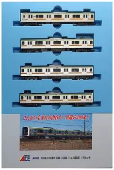 Micro Ace N Gauge 209 Series 3100 Line Fly 72 набор для формирования A7666 Железнодорожная модель поезда Kawagoe/Hachiko 4-вагонный белый