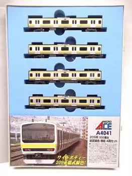 Micro Ace N Gauge 209 Sobu Line Дополнительный набор A4041 Железнодорожная модель поезда серии 500 4-вагонный