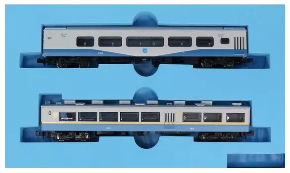 Micro Ace N Gauge Izukyu Salo 2184 Salo 1801 Set A6276 Железнодорожная модель поезда + Королевский ящик 2-вагонный