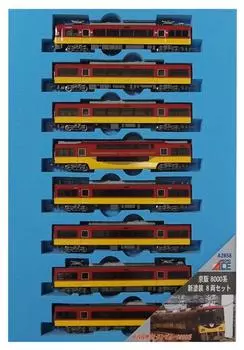 Micro Ace N Gauge Keihan 8000 Series New Paint Set A2858 Railway Model Train 8-Car