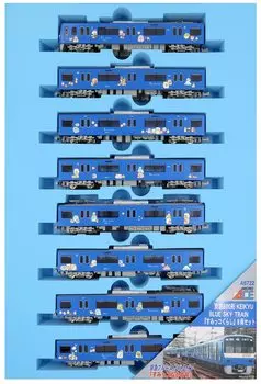 Micro Ace N gauge Keikyu 600 type KEIKYU BLUE SKY TRAIN set A6722 Railway model train Sumikko Gurashi 8-car