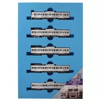 micro ace N gauge Keio 3000 series renewal car violet 5 car set A6577 model railway train