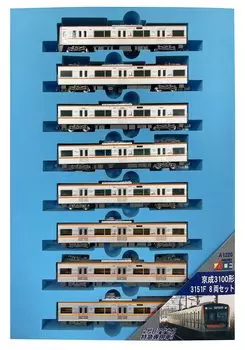 Micro Ace N Gauge Keisei 3100 Type 3151F Set A1220 Железнодорожная модель поезда 8-вагонный