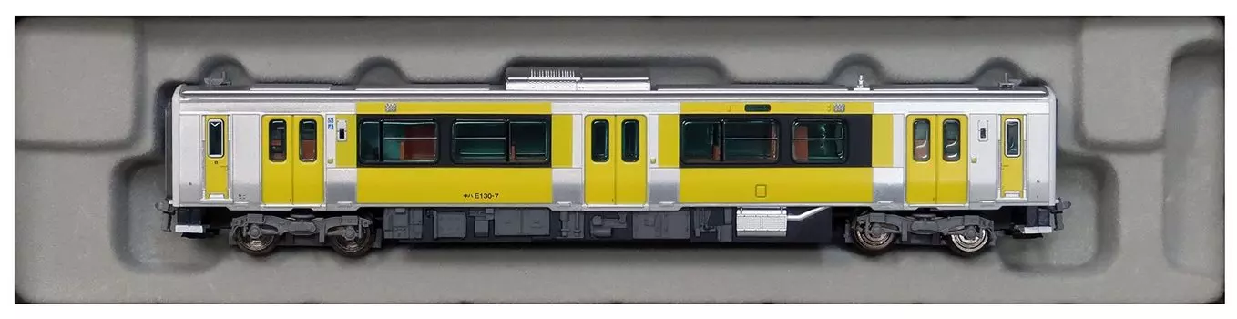 Micro Ace N Gauge Kiha E130 Suigun Line Желтый Счастливый поезд A6774 Железнодорожная модель дизельного вагона жёлтый