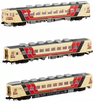 MicroAce N gauge Kilo серия 29 Модель Элеганс дизель-поезд 59, Аккие, 3-вагонный набор, A9850, железная дорога, бежевый