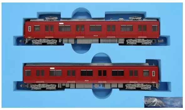 Micro Ace N Gauge Kintetsu 9000 Series All Red Set No Motor A8066 Железнодорожная модель поезда 2-вагонный