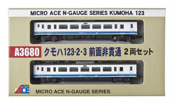 Micro Ace N Gauge Kumoha Front Set A3680 Railway Model Train 123-2/3 Non-Penetration 2-Car