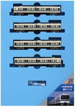 Micro Ace N Gauge Odakyu 8000 Type Diamond Pantograph Set A3781 Железнодорожная модель поезда 4-вагонный слоновая кость