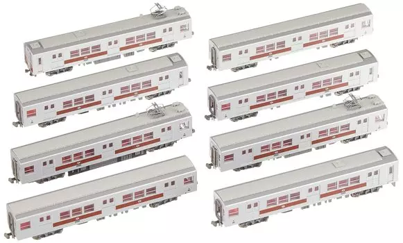 MicroAce N gauge Osaka Municipal Transportation Bureau 60 series pantograph current collection system vehicle brown side stripe set A8093 model train