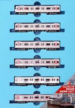 Micro Ace N Gauge Osaka Metroro 21 Series обновленный модифицированный вагон Midosuji Line 21607F базовый набор A7433 железнодорожная модель поезда 6 вагонов